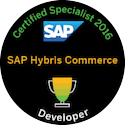 SAP Certified Development Professional - SAP Hybris Commerce 6.2 Developer logo